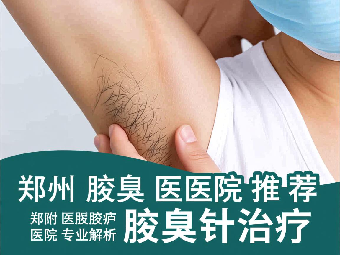 郑州腋臭医院推荐，郑州附医腋臭医院专业解析腋臭针治疗