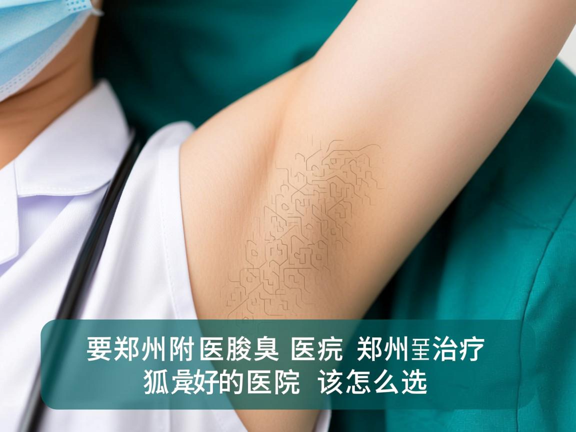 郑州附医腋臭医院解析，郑州治疗狐臭好的医院该怎么选