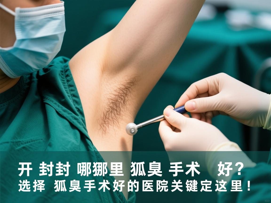开封哪里狐臭手术好？选择狐臭手术好的医院关键在这里！