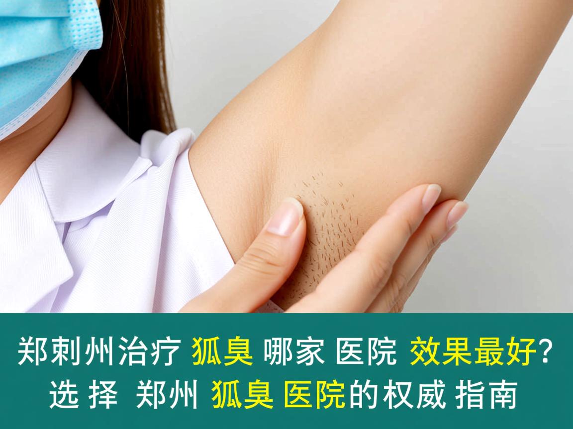 郑州治疗狐臭哪家医院效果最好？选择郑州狐臭医院的权威指南