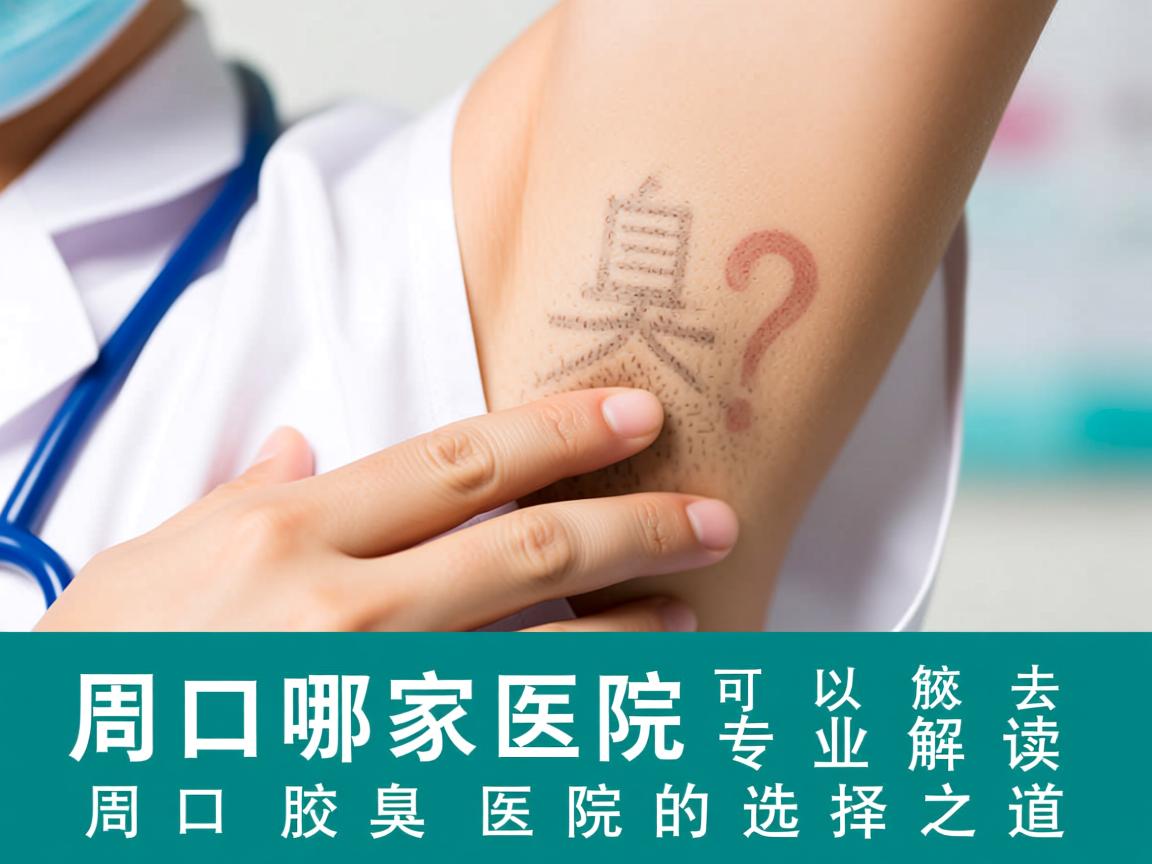 周口哪家医院可以去腋臭？专业解读周口腋臭医院的选择之道