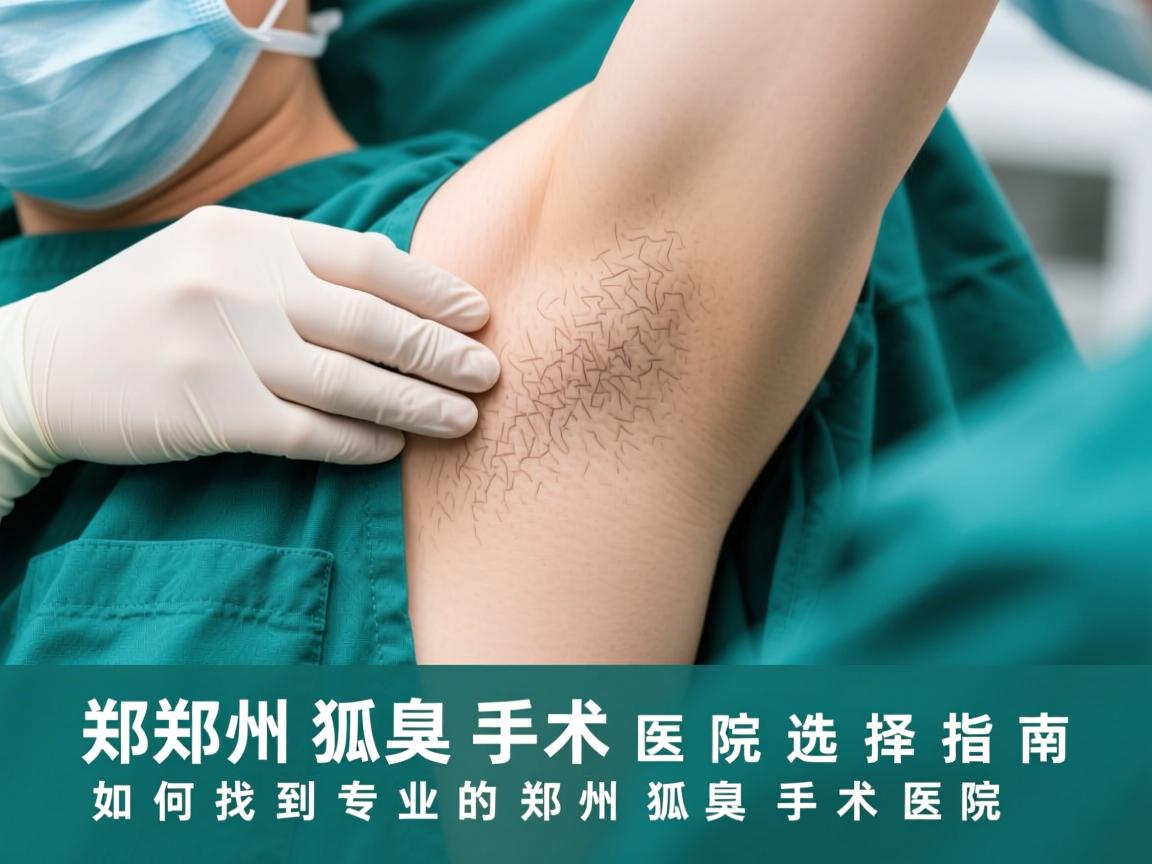 郑州狐臭手术医院选择指南，如何找到专业的郑州狐臭手术医院