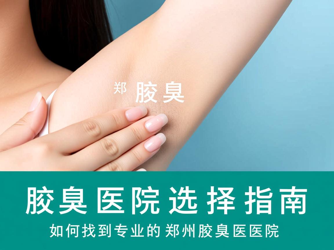 郑州腋臭医院选择指南，如何找到专业的郑州腋臭医院