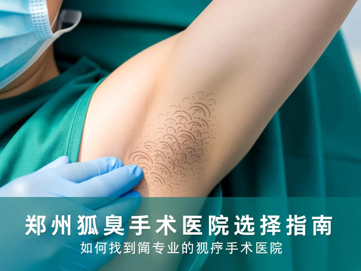 郑州狐臭手术医院选择指南，如何找到专业的郑州狐臭手术医院