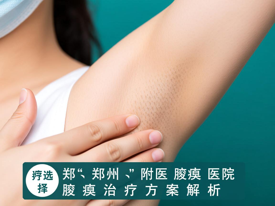 腋臭治疗选择，郑州附医腋臭医院的腋臭治疗方案解析