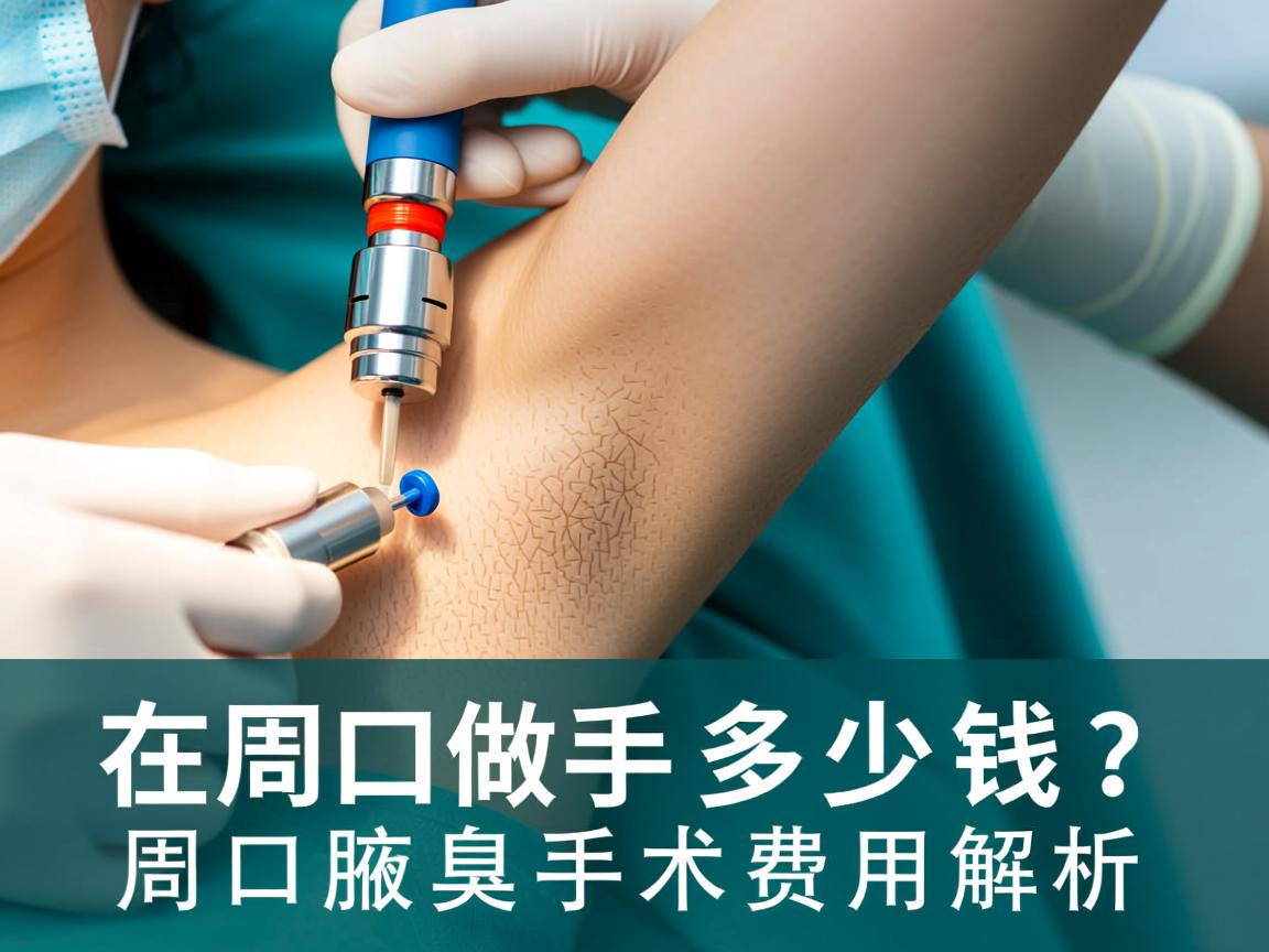在周口做腋臭手术多少钱？周口腋臭手术费用解析