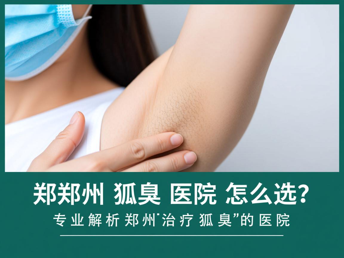 郑州狐臭医院怎么选？专业解析郑州治疗狐臭的医院