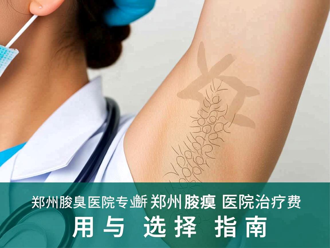 郑州腋臭医院专业解析，郑州腋臭医院治疗费用与选择指南