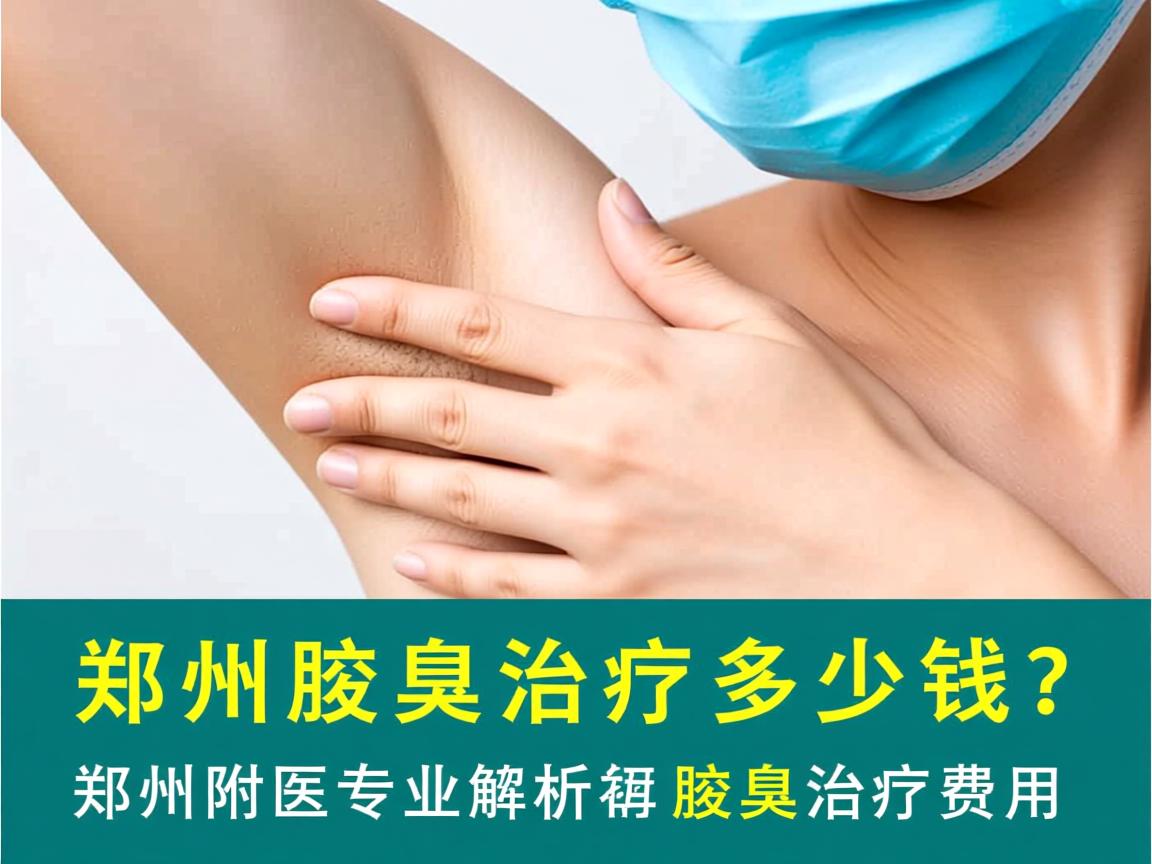 郑州腋臭治疗多少钱？郑州附医专业解析腋臭治疗费用