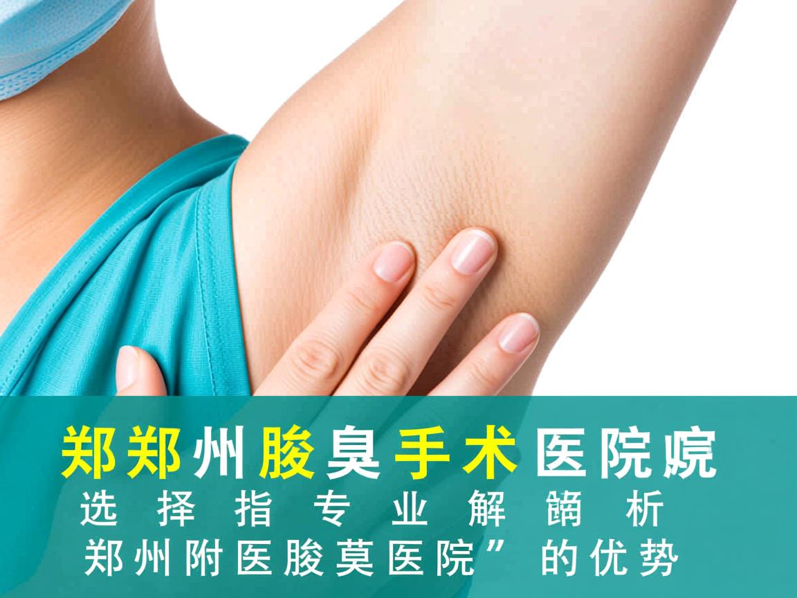 郑州腋臭手术医院选择指南，专业解析郑州附医腋臭医院的优势