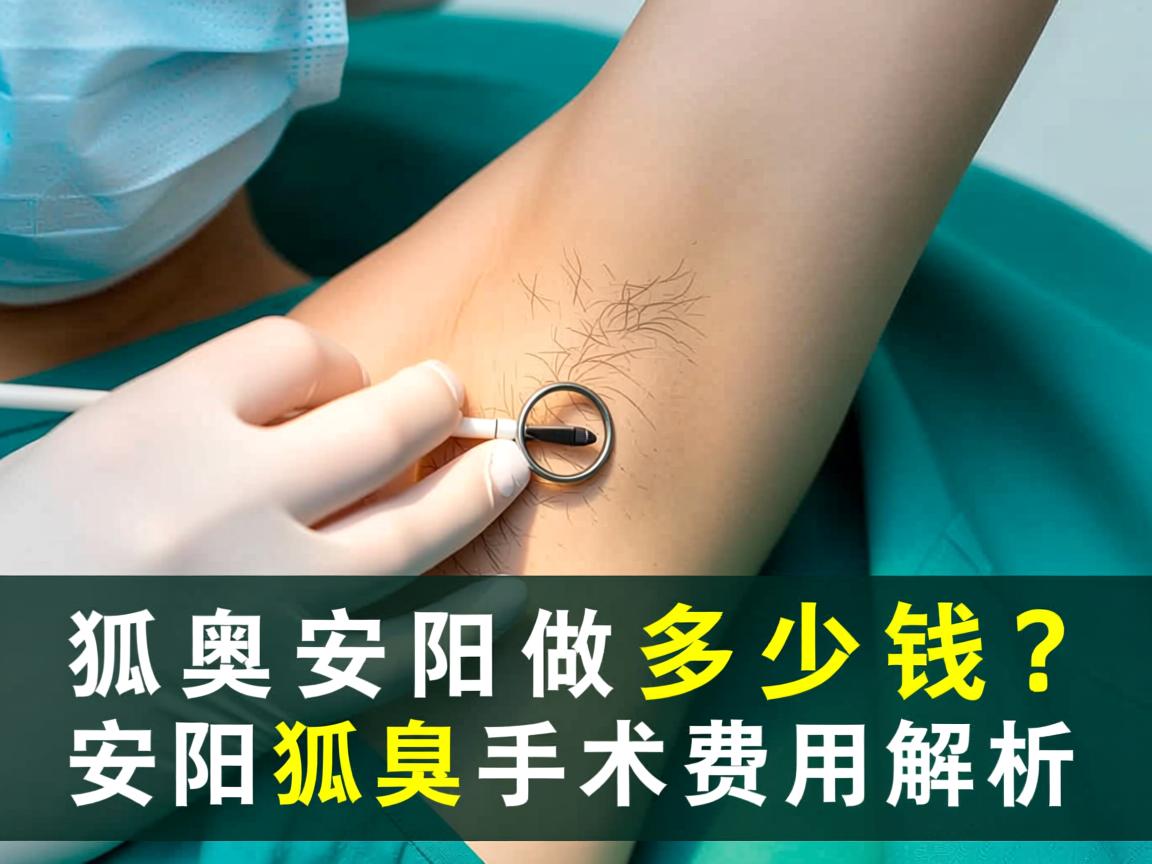 狐臭手术在安阳做多少钱？安阳狐臭手术费用解析