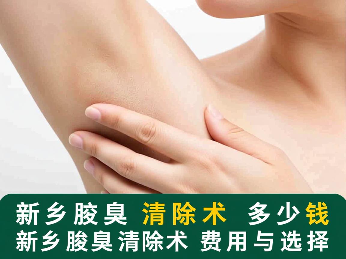 新乡腋臭清除术多少钱，详解新乡腋臭清除术费用与选择