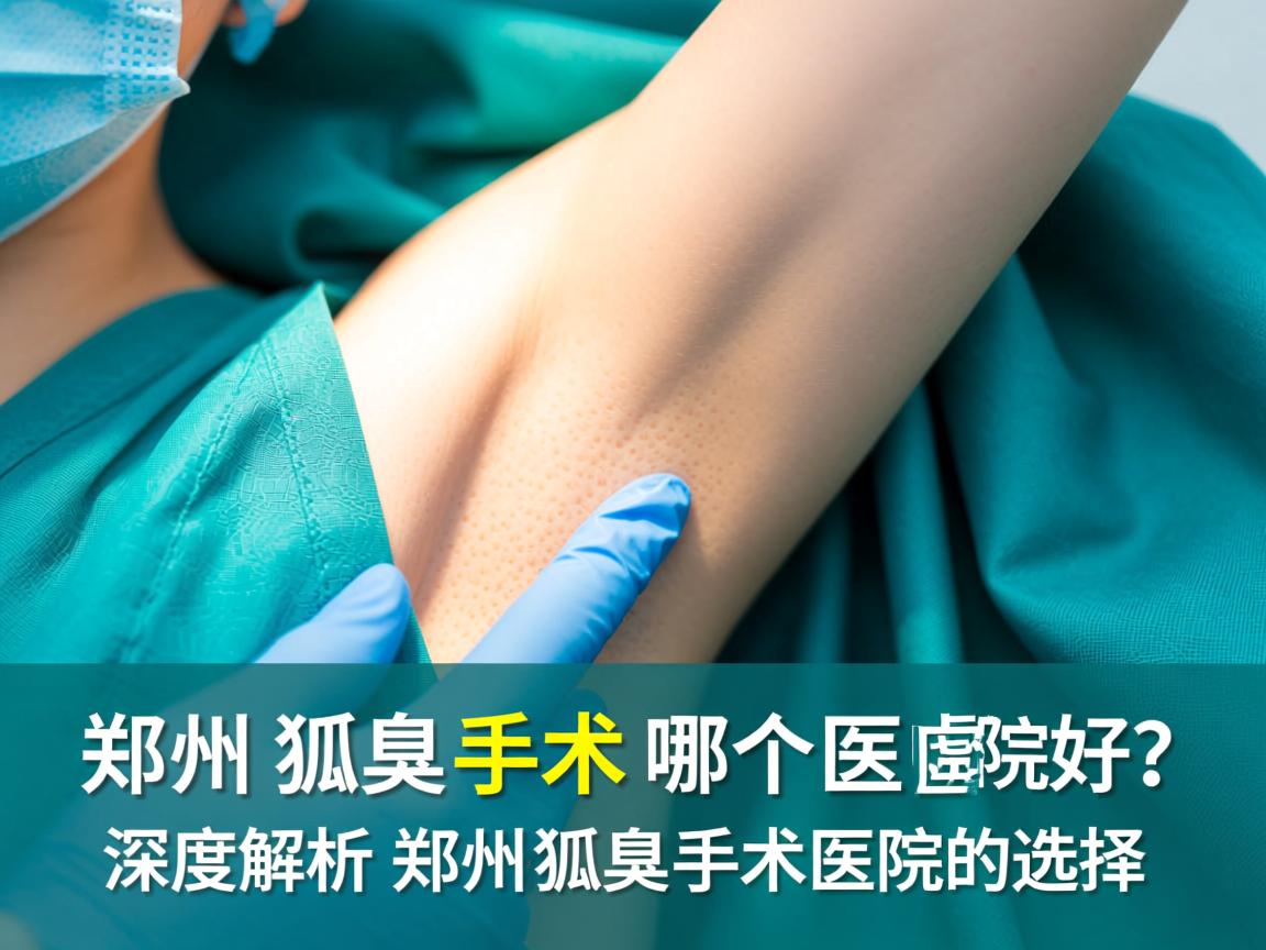 郑州狐臭手术哪个医院好？深度解析郑州狐臭手术医院的选择