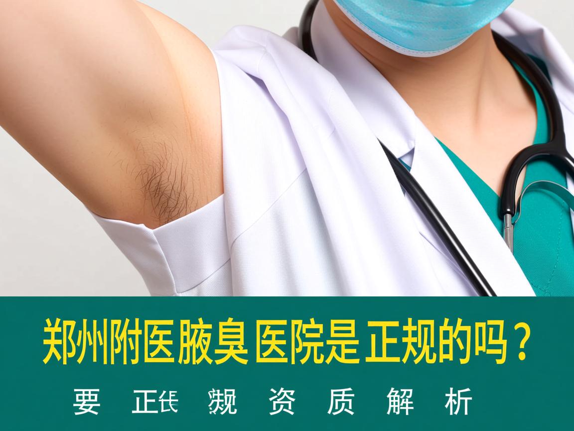 郑州附医腋臭医院是正规的吗？郑州附医腋臭医院正规资质解析