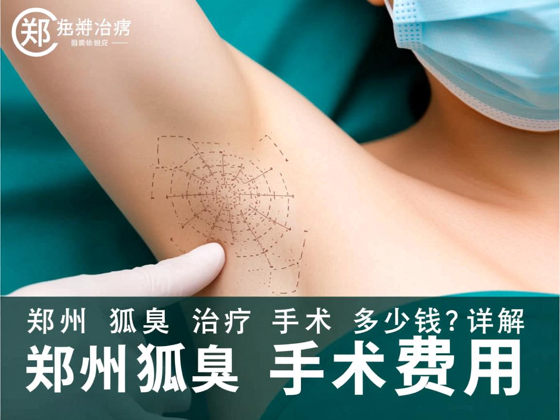 郑州狐臭治疗手术多少钱？详解郑州狐臭手术费用