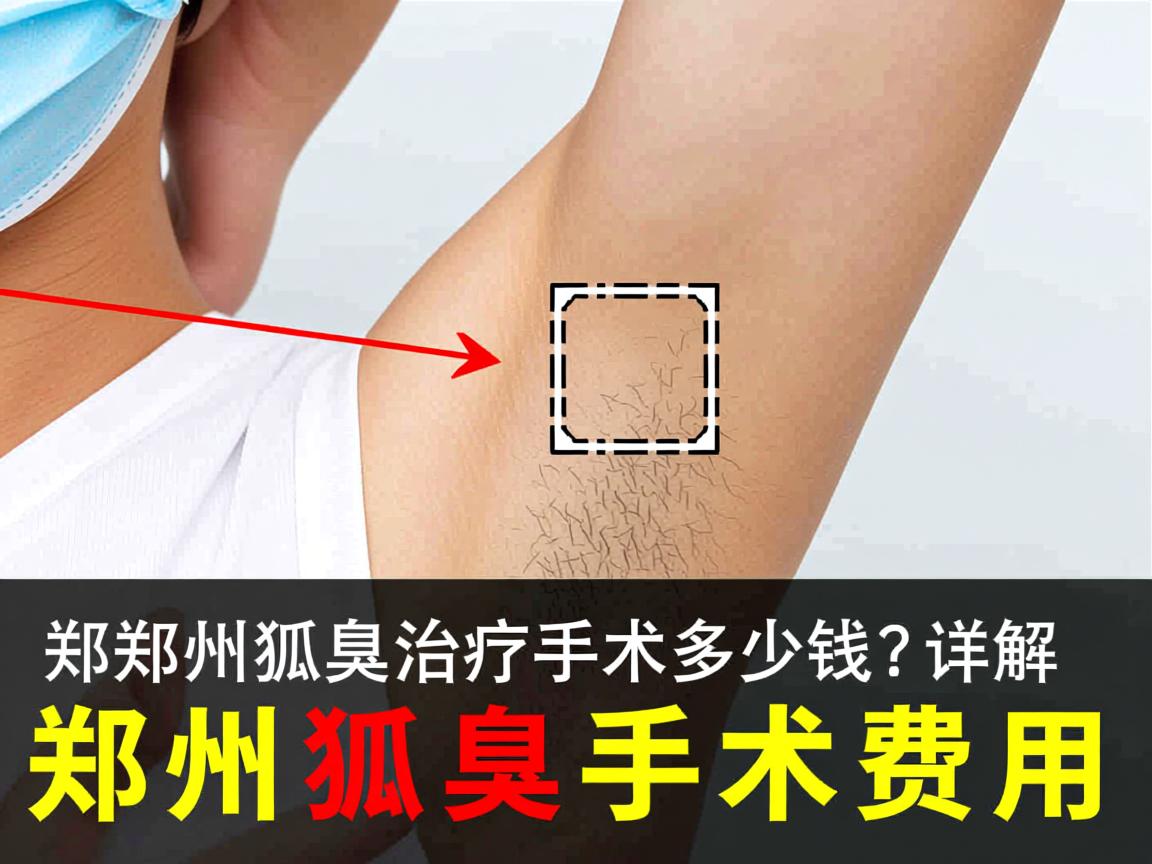 郑州狐臭治疗手术多少钱？详解郑州狐臭手术费用