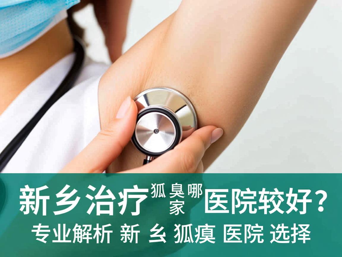 新乡治疗狐臭哪家医院较好？专业解析新乡狐臭医院选择