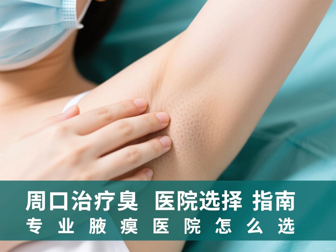 周口治疗腋臭医院选择指南，专业腋臭医院怎么选