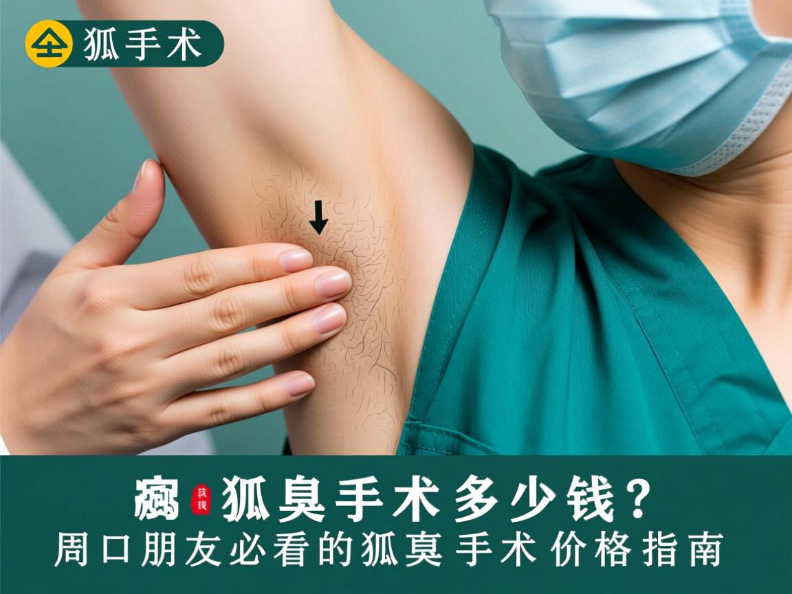 狐臭手术多少钱？周口朋友必看的狐臭手术价格指南