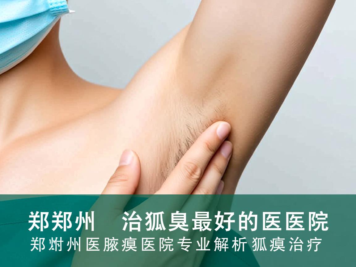 郑州治狐臭最好的医院，郑州附医腋臭医院专业解析狐臭治疗