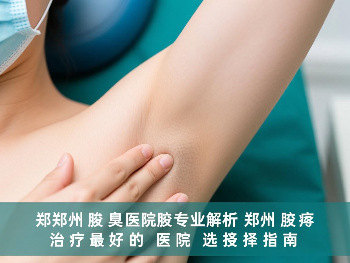 郑州腋臭医院专业解析，郑州腋臭治疗最好的医院选择指南