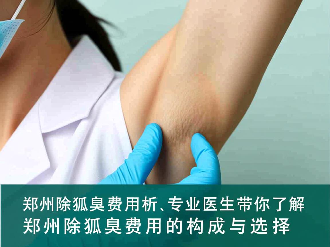 郑州除狐臭费用解析，专业医生带你了解郑州除狐臭费用的构成与选择