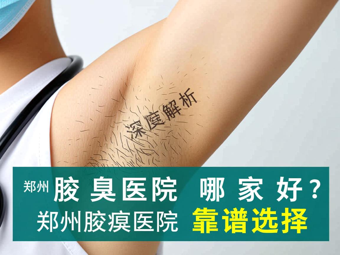 郑州腋臭医院哪家好？深度解析郑州腋臭医院的靠谱选择