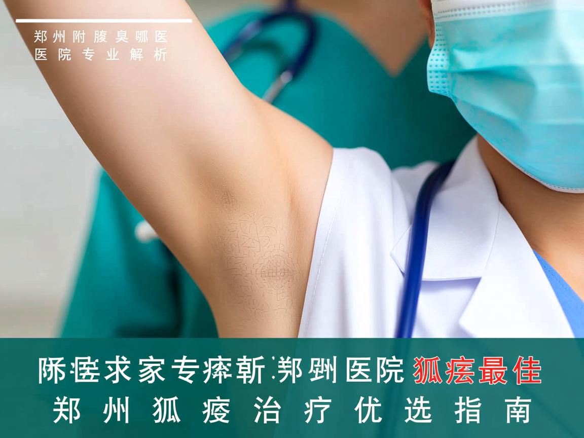 郑州附医腋臭医院专业解析，郑州哪家医院狐臭最佳，郑州狐臭治疗优选指南