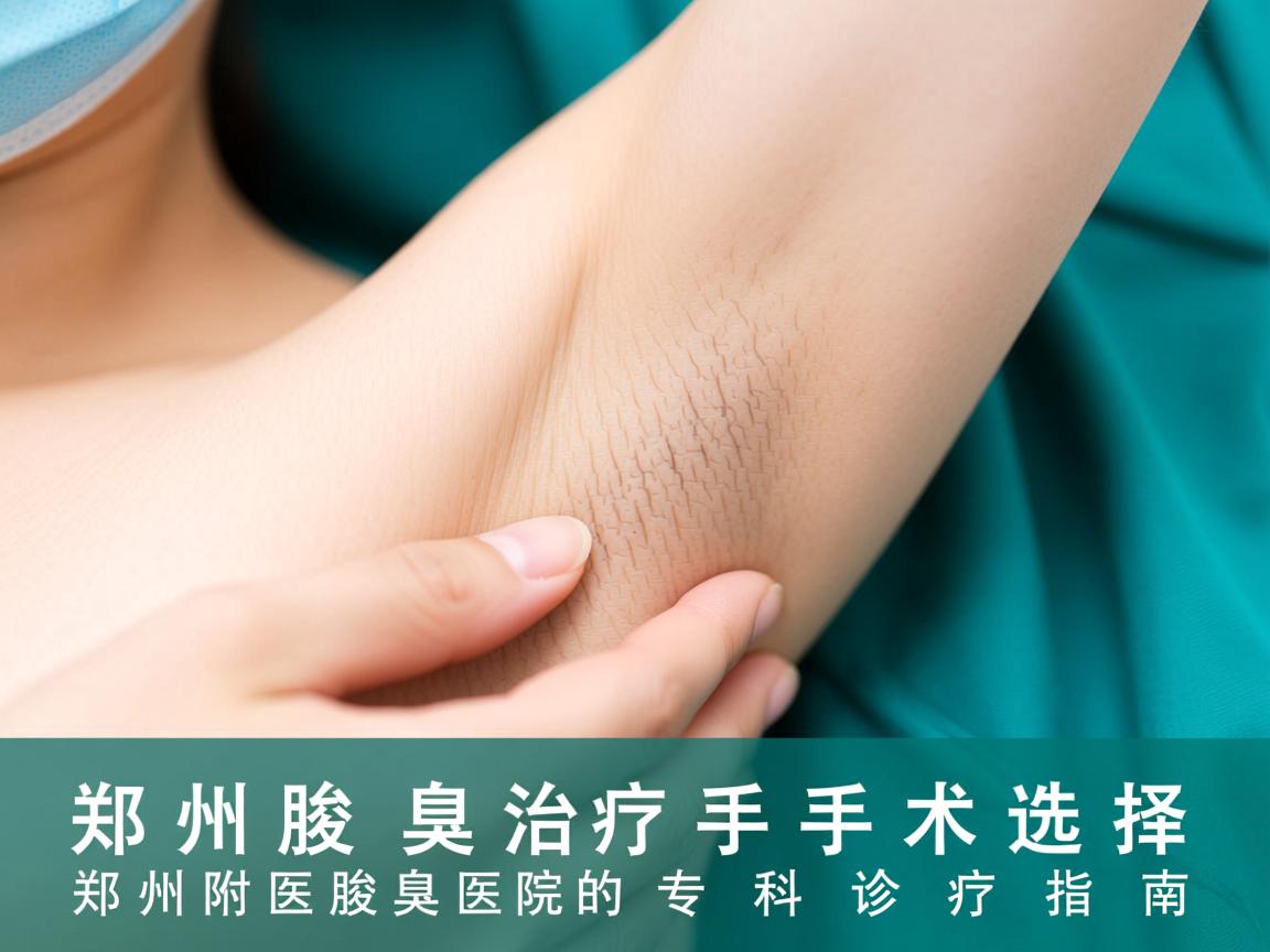 郑州腋臭治疗手术选择,郑州附医腋臭医院的专科诊疗指南 郑州腋臭治疗手术选择,郑州附医腋臭医院的专科诊疗指南