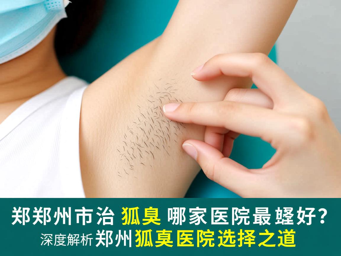郑州市治狐臭哪家医院最好？深度解析郑州狐臭医院选择之道