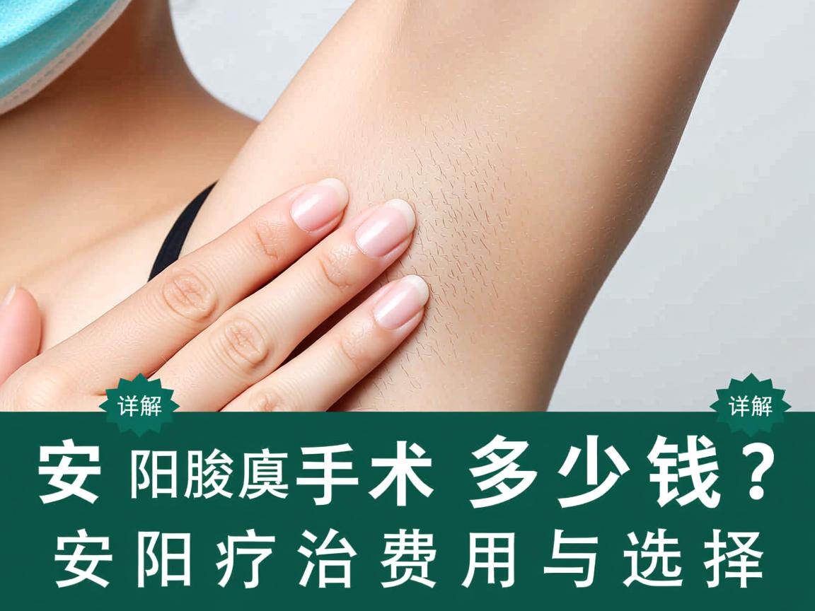 安阳腋臭手术多少钱？详解安阳腋臭治疗费用与选择