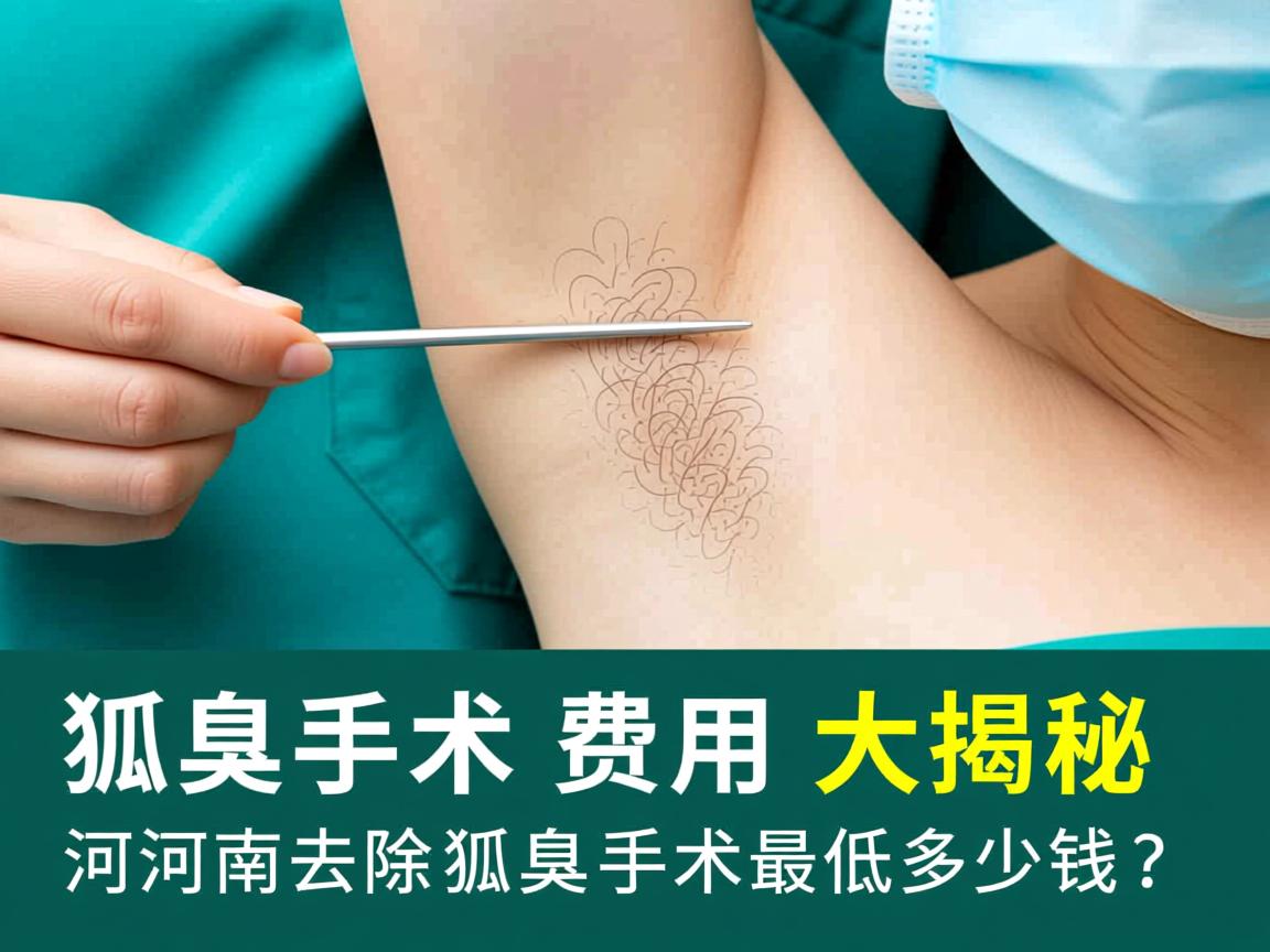 狐臭手术费用大揭秘，河南去除狐臭手术最低多少钱？