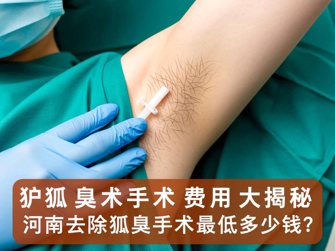 狐臭手术费用大揭秘，河南去除狐臭手术最低多少钱？