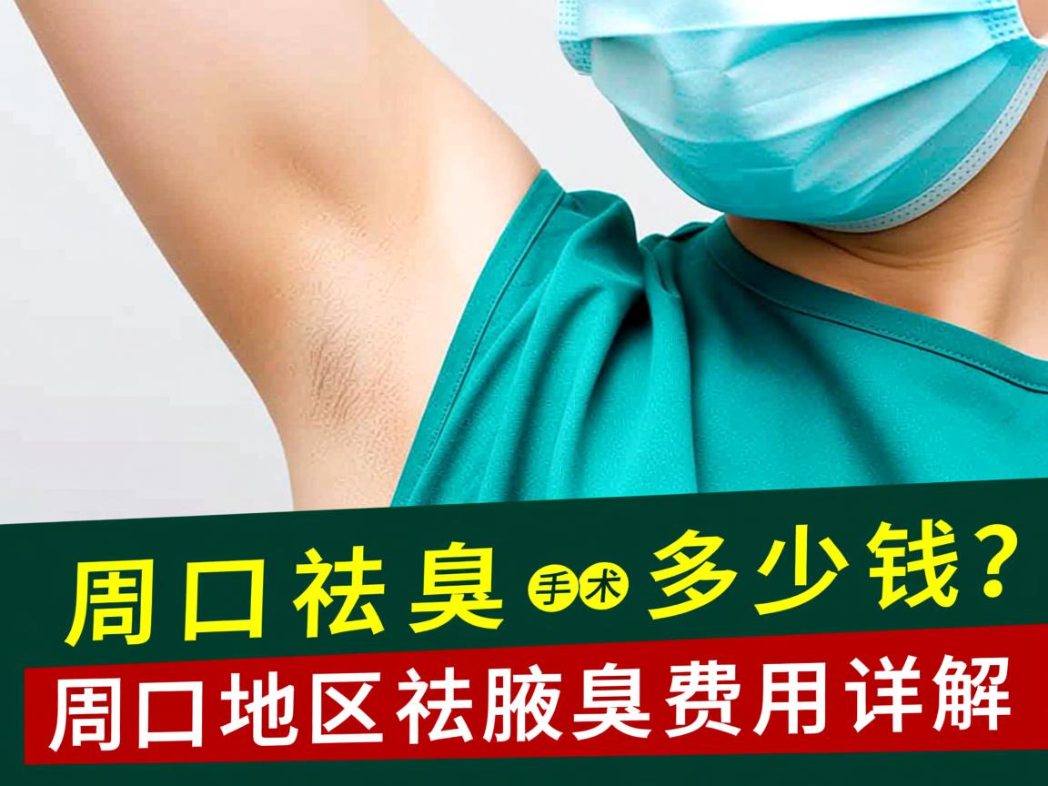 周口祛腋臭手术多少钱？周口地区祛腋臭费用详解