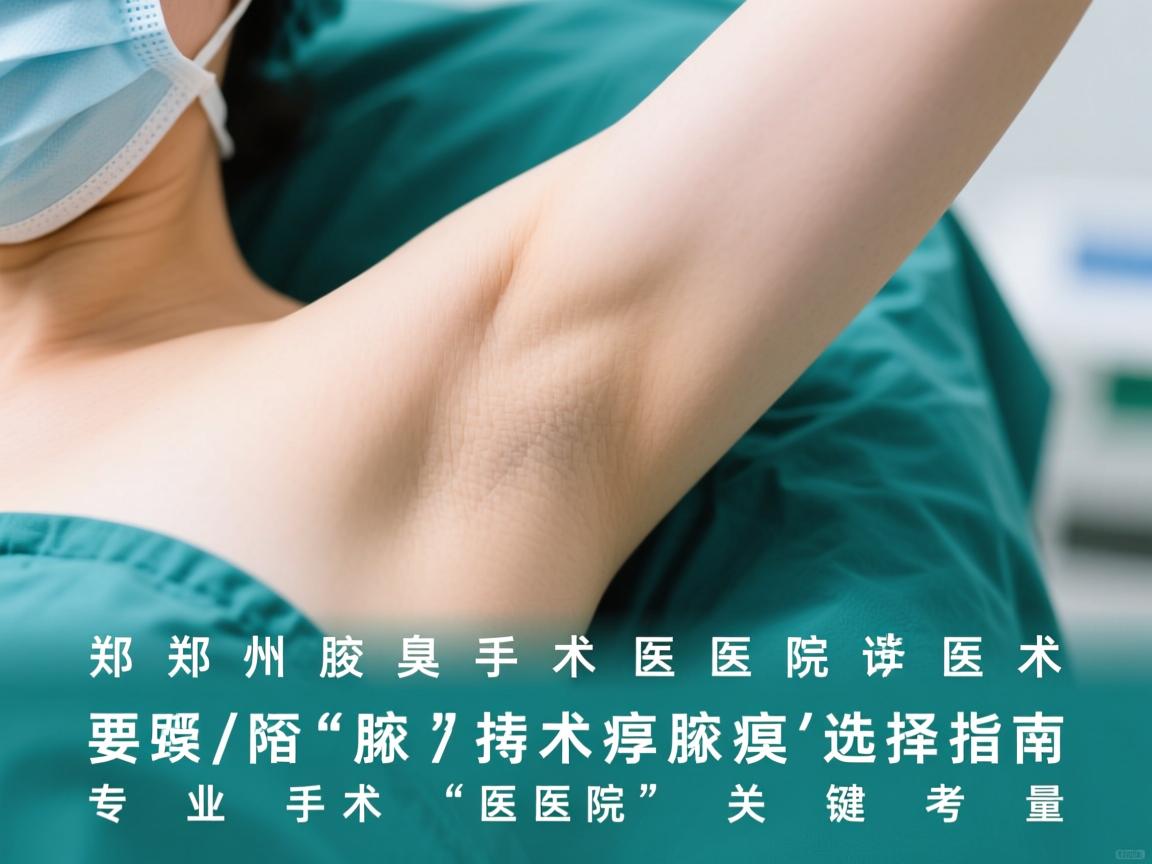 郑州腋臭手术医院选择指南,专业腋臭手术医院的关键考量 郑州腋臭手术医院选择指南,专业腋臭手术医院的关键考量