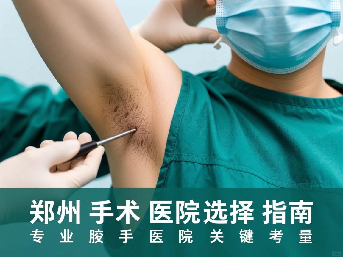 郑州腋臭手术医院选择指南,专业腋臭手术医院的关键考量 郑州腋臭手术医院选择指南,专业腋臭手术医院的关键考量