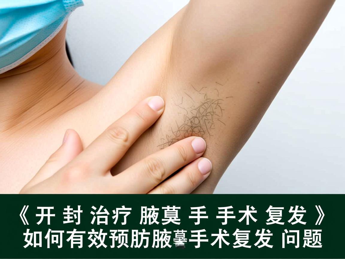 开封治疗腋臭手术复发，如何有效预防腋臭手术复发问题