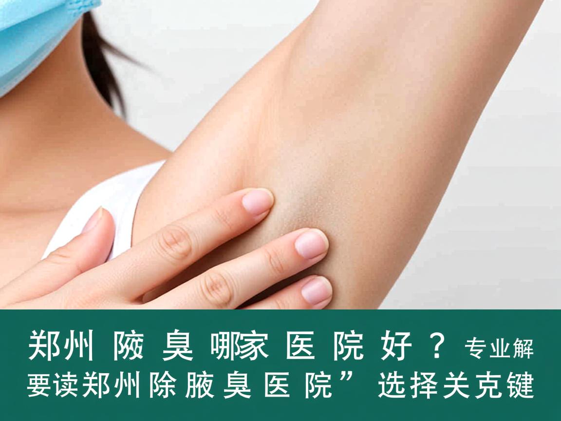 郑州除腋臭哪家医院好?专业解读郑州除腋臭医院的选择关键 郑州除腋臭哪家医院好?专业解读郑州除腋臭医院的选择关键