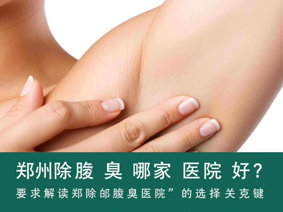 郑州除腋臭哪家医院好?专业解读郑州除腋臭医院的选择关键 郑州除腋臭哪家医院好?专业解读郑州除腋臭医院的选择关键
