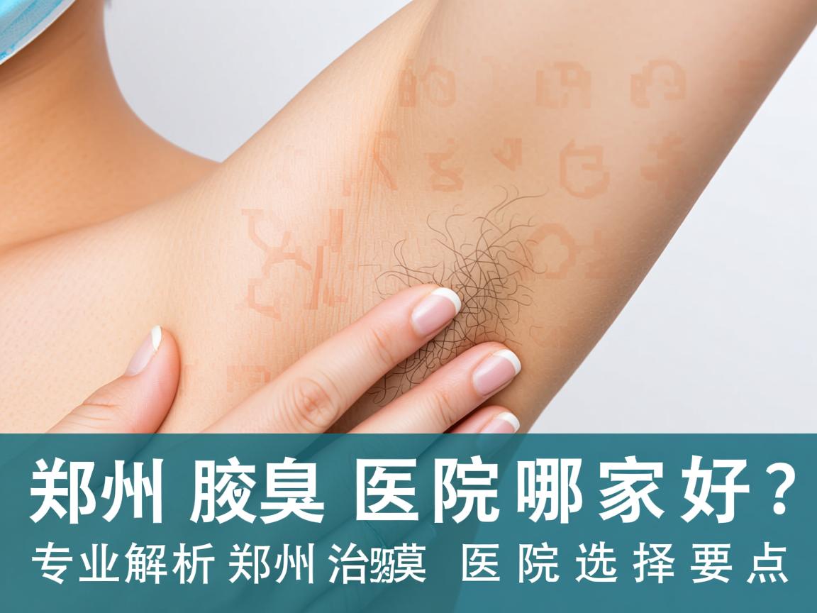 郑州治腋臭的医院哪家好？专业解析郑州治腋臭的医院选择要点