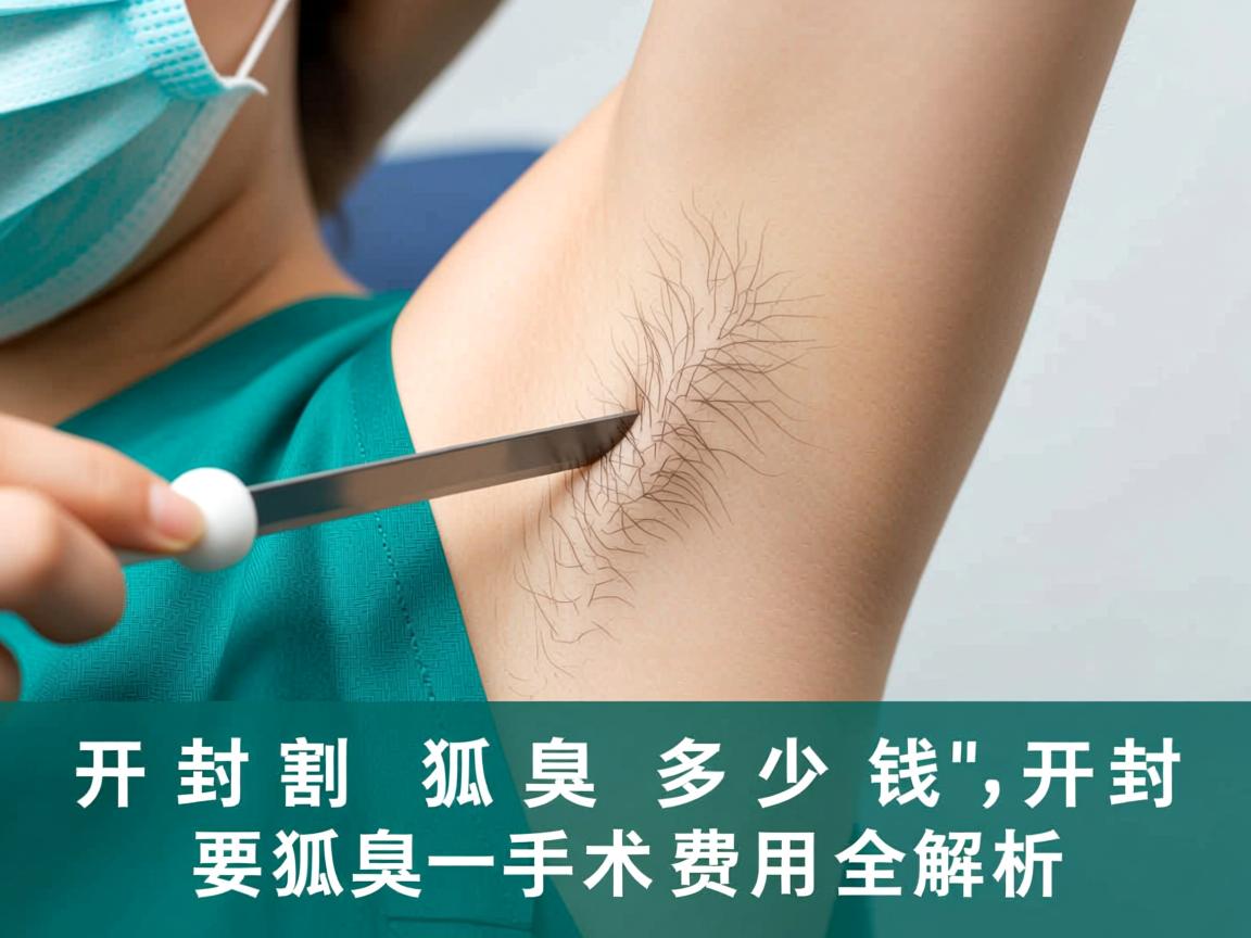 开封割狐臭多少钱,开封狐臭手术费用全解析 开封割狐臭多少钱,开封狐臭手术费用全解析