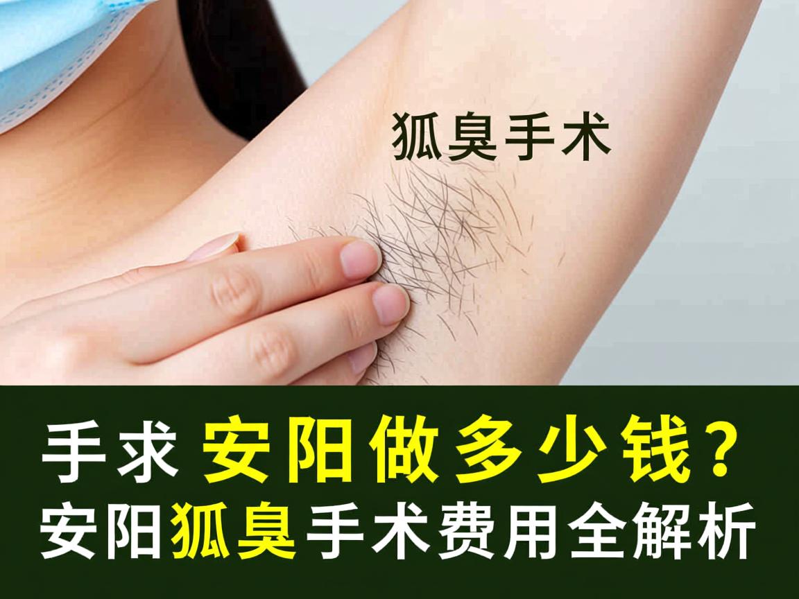 狐臭手术安阳做多少钱?安阳狐臭手术费用全解析 狐臭手术安阳做多少钱?安阳狐臭手术费用全解析