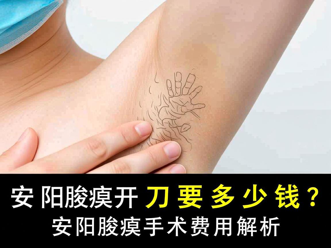 安阳腋臭开刀要多少钱？安阳腋臭手术费用解析