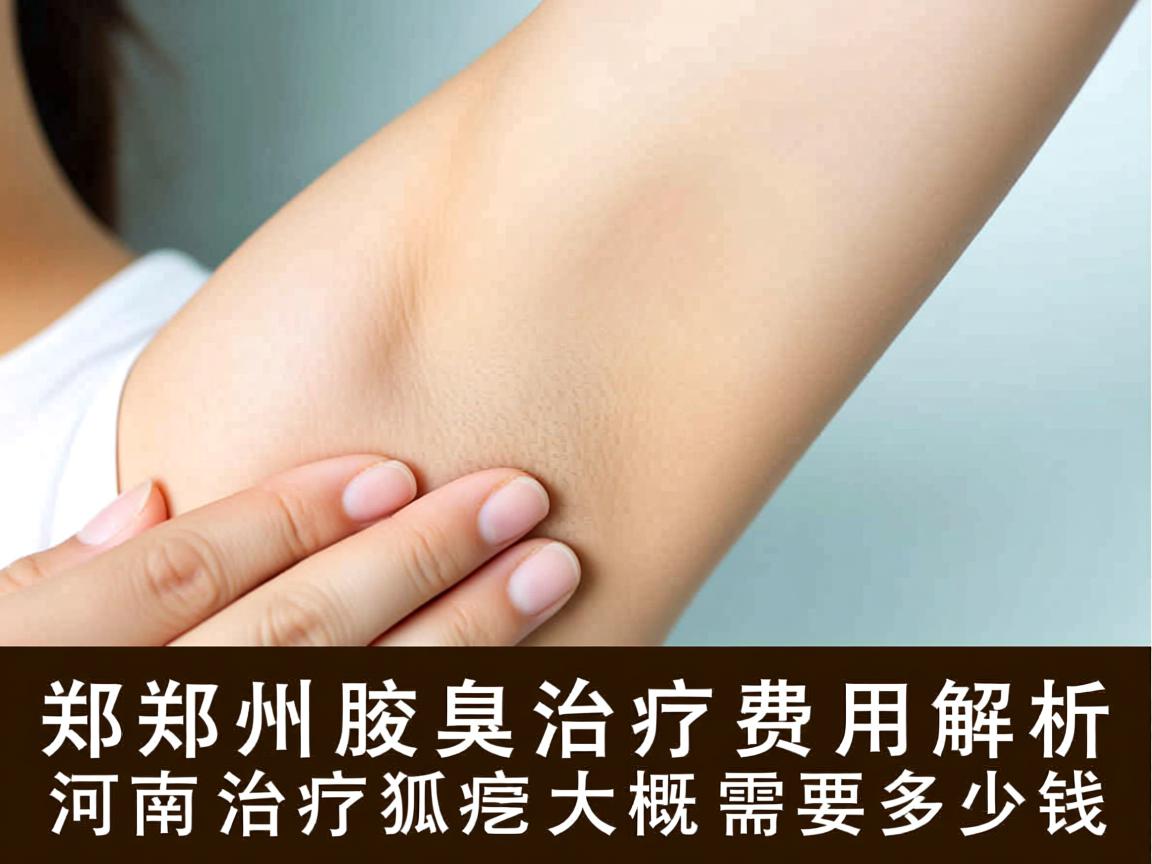 郑州腋臭治疗费用解析，河南治疗狐臭大概需要多少钱