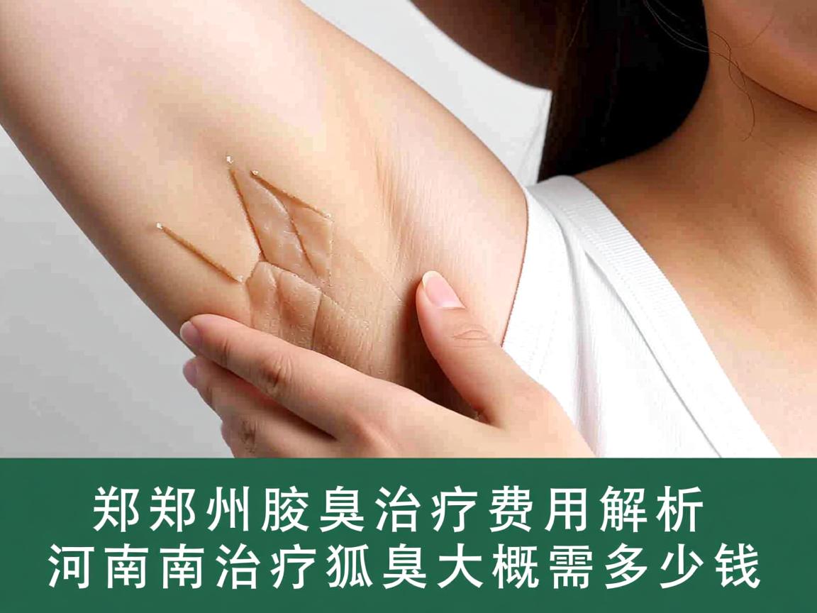 郑州腋臭治疗费用解析，河南治疗狐臭大概需要多少钱
