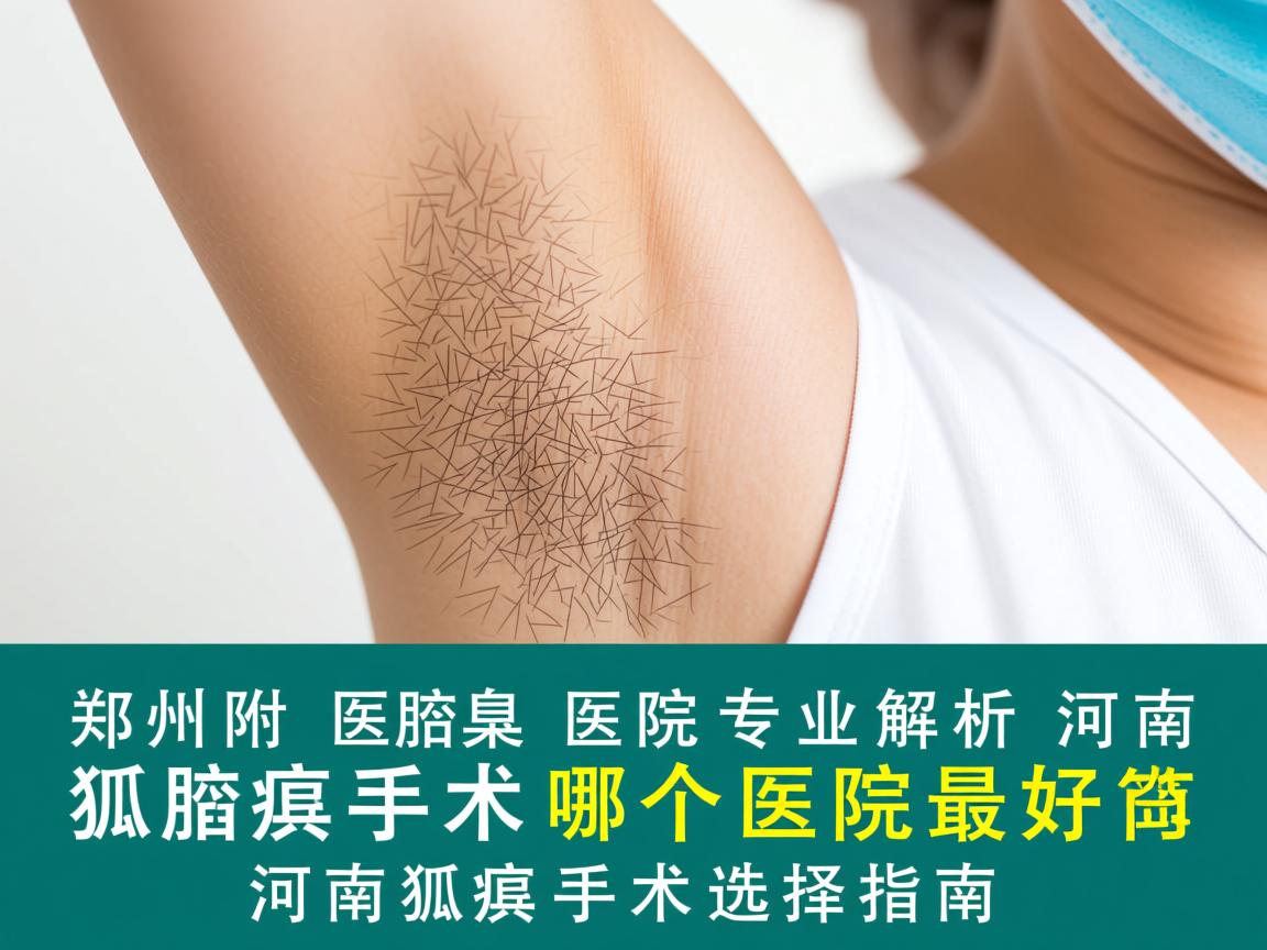 郑州附医腋臭医院专业解析，河南狐臭手术哪个医院最好，河南狐臭手术选择指南