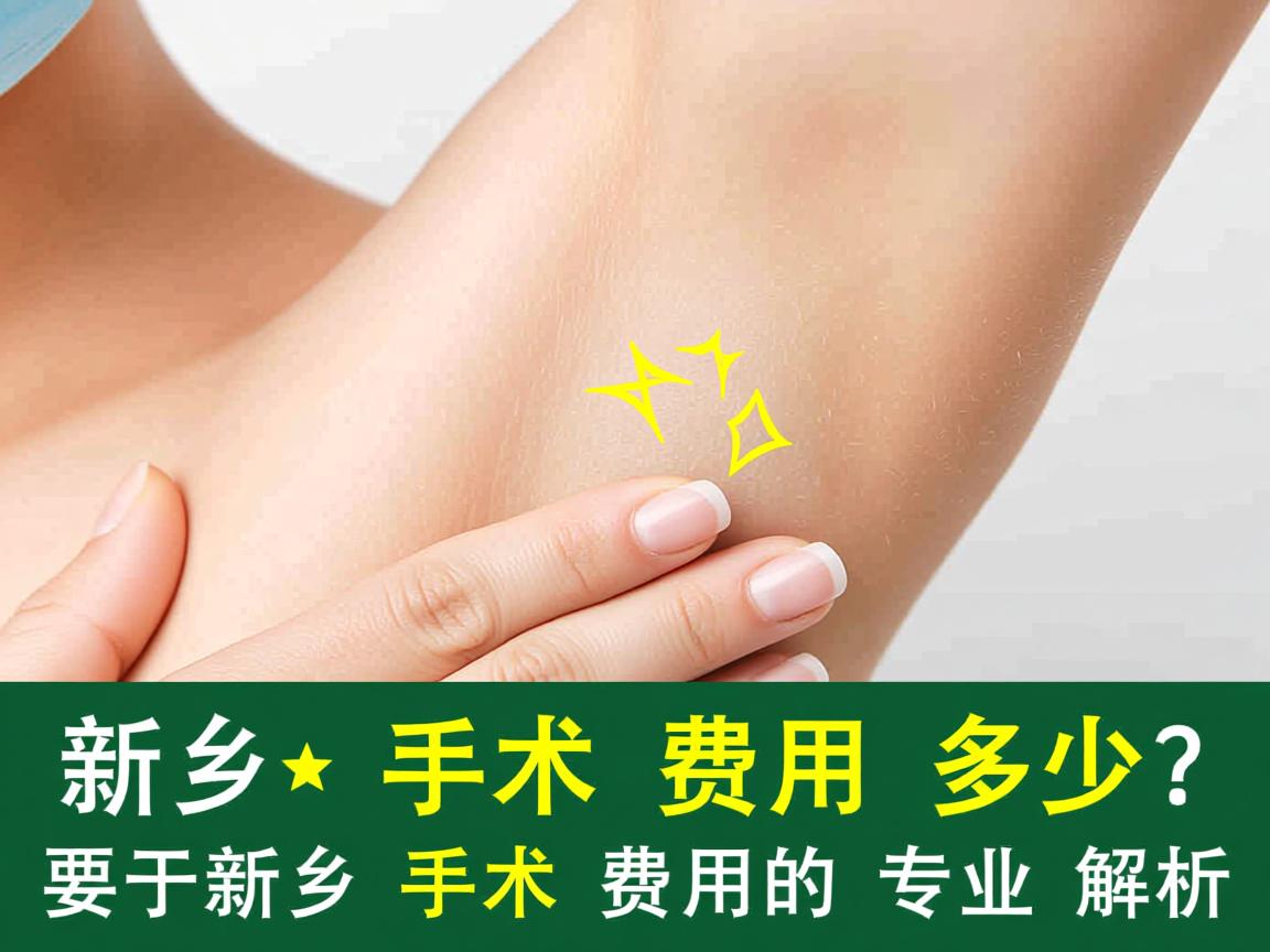 新乡腋臭手术费用多少？关于新乡腋臭手术费用的专业解析
