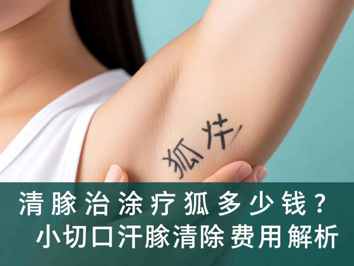小切口汗腺清除治疗狐臭多少钱？小切口汗腺清除费用解析