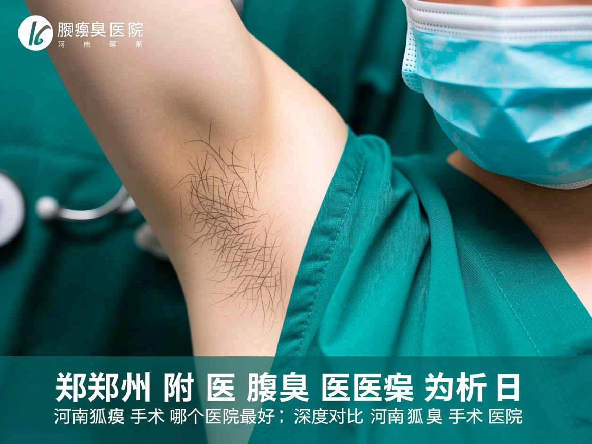 郑州附医腋臭医院解析，河南狐臭手术哪个医院最好，深度对比河南狐臭手术医院