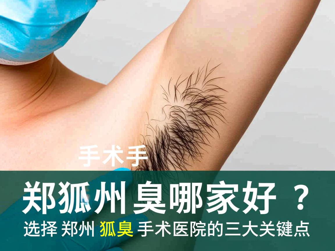 郑州狐臭手术哪家好?选择郑州狐臭手术医院的三大关键点 郑州狐臭手术哪家好?选择郑州狐臭手术医院的三大关键点